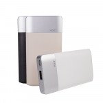 Wholesale 4000 mAh Leather Style Ultra Compact Portable Charger External Battery Power Bank (Black)